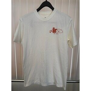 Men’s The Nike Tee “Embrace The Air “ White Short Loose Fit Shirt Size X-Small